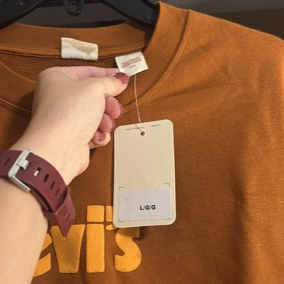 NWT Levi’s Graphic Standard Crewneck Sweatshirt Pullover - Picture 10 of 11